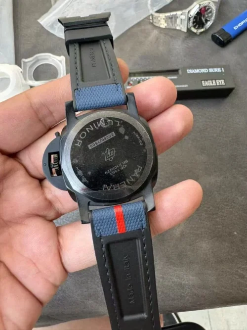 Luminor PAM1408 Luna Rossa 40mm DLC/NY Replica Watch - Image 3