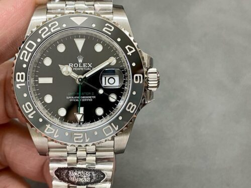 Rolex GMT-Master II 40mm Black Dial Black Bezel Jubilee Bruce Wayne Super Clone