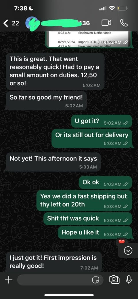 Customer review