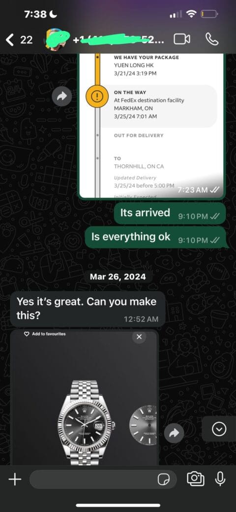 Customer review