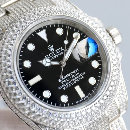 Rolex Submariner Diamond Custom Edition 40mm Super Clone - Image 8