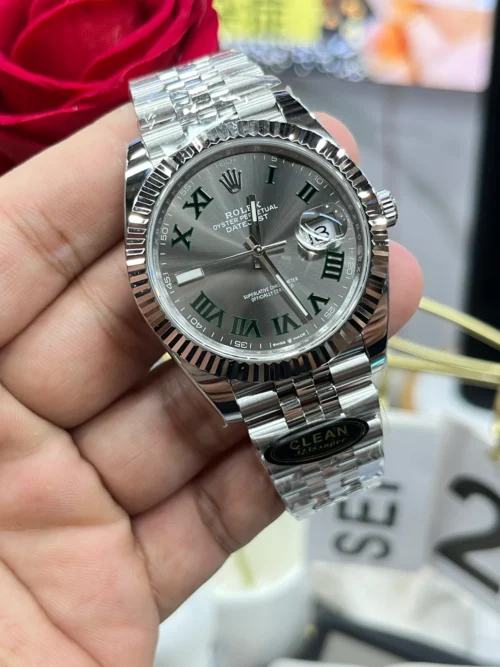 Rolex Datejust m126334 41mm Super Clone with Grey Dial