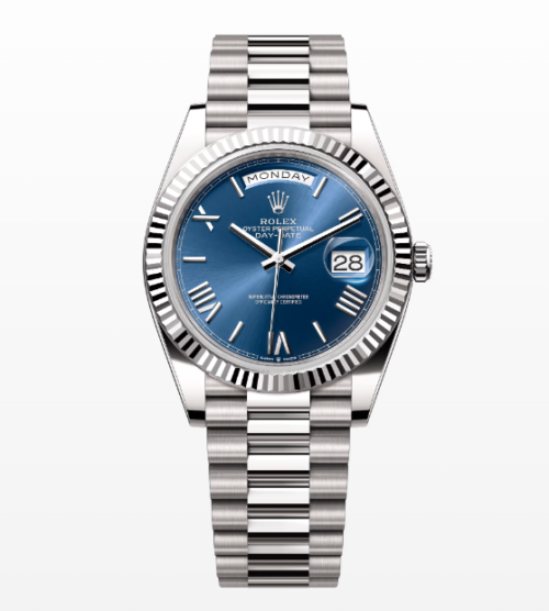 Rolex Day-Date m228236 40mm Presidential Super Clone with Fluted Bezel