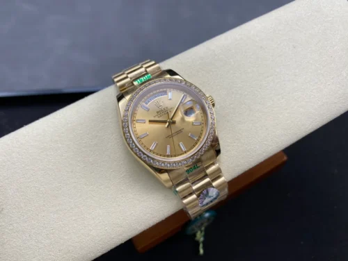 Rolex Day-Date 36mm Presidential Super Clone with Yellow Dial - Image 9