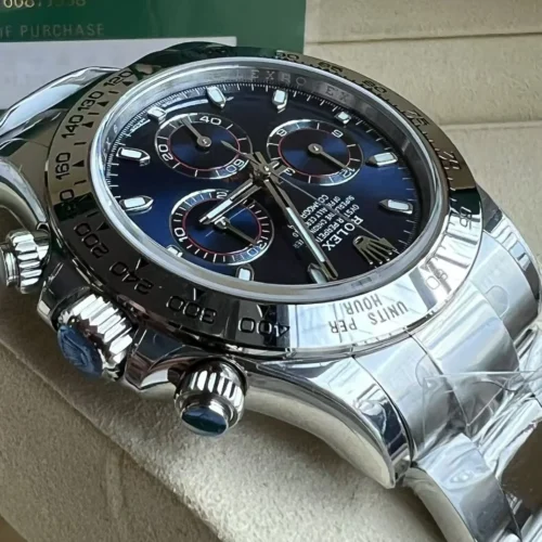 Rolex Cosmograph Daytona m116509 40mm Super Clone with Blue Dial - Image 5