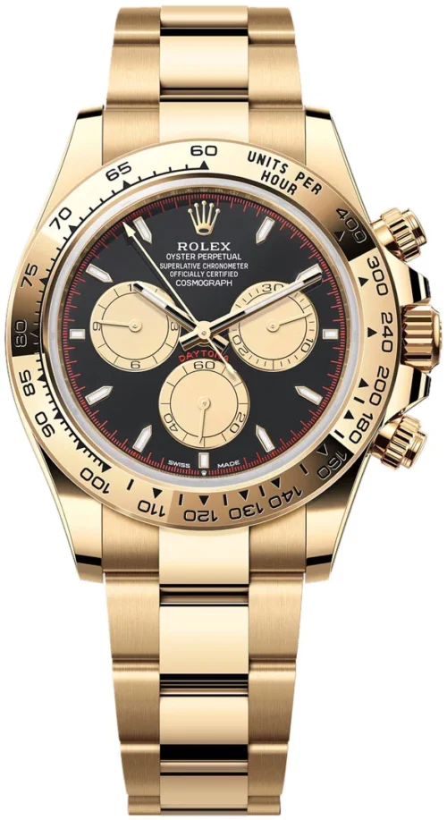 DAYTONA 126508 BLACK/YELLOW GOLD DIAL
