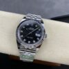 DateJust 36mm 126234 VSF 1:1 Best Edition 904L Steel Black Diamonds Dial on Jubilee Bracelet VS3235 - Image 2
