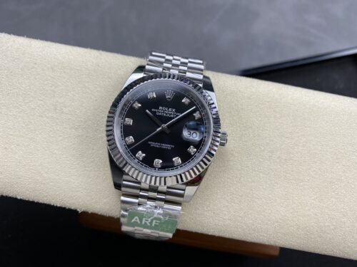 DateJust 36mm 126234 VSF 1:1 Best Edition 904L Steel Black Diamonds Dial on Jubilee Bracelet VS3235 - Image 2