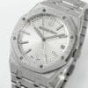 Royal Oak 15510 41mm Frosted SS/SS White Textured Dial APSF A4302 Super Clone - Image 3