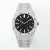 Royal Oak 15510 41mm Frosted SS/SS Black Textured Dial APSF A4302 Super Clone