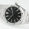 Royal Oak 15510 41mm Frosted SS/SS Black Textured Dial APSF A4302 Super Clone - Image 5