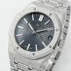 Royal Oak 15510 41mm Frosted SS/SS Blue Textured Dial APSF A4302 Super Clone - Image 3