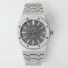 Royal Oak 15410 Frosted SS/SS Grey Textured Dial APSF SA3120 Super Clone