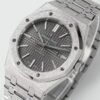 Royal Oak 15410 Frosted SS/SS Grey Textured Dial APSF SA3120 Super Clone - Image 3