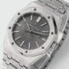 Royal Oak 15410 Frosted SS/SS Grey Textured Dial APSF SA3120 Super Clone - Image 3