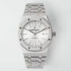 Royal Oak 15410 Frosted SS/SS White Textured Dial APSF SA3120 Super Clone