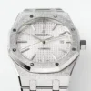 Royal Oak 15410 Frosted SS/SS White Textured Dial APSF SA3120 Super Clone - Image 2