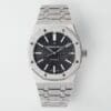 Royal Oak 15410 Frosted SS/SS Black Textured Dial APSF SA3120 Super Clone