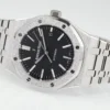 Royal Oak 15410 Frosted SS/SS Black Textured Dial APSF SA3120 Super Clone - Image 3