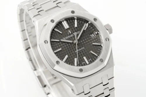 Royal Oak 15450 37mm SS/SS Grey Textured Dial APSF SA3120 Super Clone - Image 2