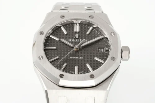 Royal Oak 15450 37mm SS/SS Grey Textured Dial APSF SA3120 Super Clone - Image 4