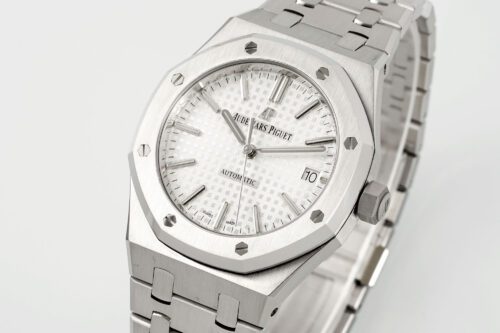 Royal Oak 15450 37mm SS/RG White Textured Dial APSF SA3120 Super Clone - Image 2