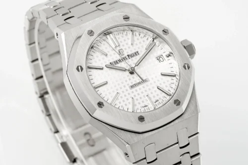 Royal Oak 15450 37mm SS/RG White Textured Dial APSF SA3120 Super Clone - Image 3