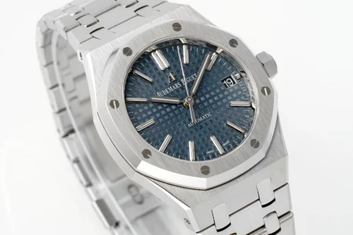 Royal Oak 15450 37mm SS/SS Blue Textured Dial APSF SA3120 Super Clone - Image 2