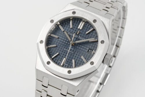 Royal Oak 15450 37mm SS/SS Blue Textured Dial APSF SA3120 Super Clone - Image 3