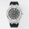 Royal Oak 15400 1:1 Best Edition SS/RU Grey Textured Dial APSF SA3120 Super Clone