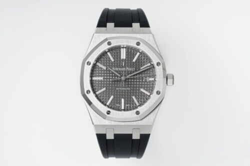 Royal Oak 15400 1:1 Best Edition SS/RU Grey Textured Dial APSF SA3120 Super Clone