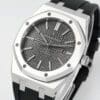 Royal Oak 15400 1:1 Best Edition SS/RU Grey Textured Dial APSF SA3120 Super Clone - Image 2