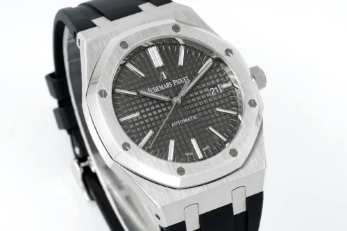 Royal Oak 15400 1:1 Best Edition SS/RU Grey Textured Dial APSF SA3120 Super Clone - Image 3