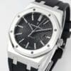 Royal Oak 15400 1:1 Best Edition SS/RU Black Textured Dial APSF SA3120 Super Clone - Image 3