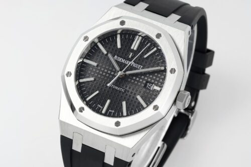 Royal Oak 15400 1:1 Best Edition SS/RU Black Textured Dial APSF SA3120 Super Clone - Image 3