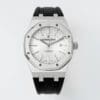 Royal Oak 15400 1:1 Best Edition SS/RU White Textured Dial APSF SA3120 Super Clone