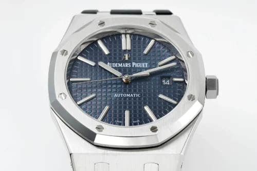 Royal Oak 15400 1:1 Best Edition SS/RU Blue Textured Dial APSF SA3120 Super Clone - Image 3