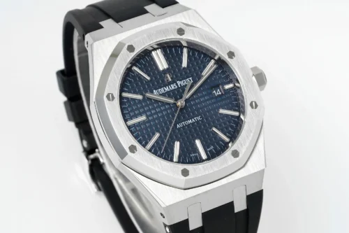 Royal Oak 15400 1:1 Best Edition SS/RU Blue Textured Dial APSF SA3120 Super Clone - Image 4