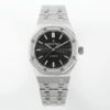 Royal Oak 37mm 15451 SS APSF 1:1 Best Edition Black Textured Dial on SS Bracelet SA3120 Super Clone