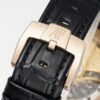 Code11.59 15210 41mm RG Black Dial On Black Leather Strap APSF A4302 Super Clone - Image 6