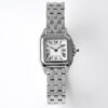 Panthère Ladies 22mm SS BVF 1:1 Best Edition White Dial on SS Bracelet Ronda Quartz