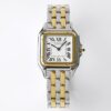 Panthère Ladies 27mm YG/SS BVF 1:1 Best Edition White Dial on YG/SS Bracelet Ronda Quartz