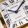 Santos de Cartier 35mm SS/YG BVF 1:1 Best Edition White Dial on SS/YG SmartLinks Bracelet MIYOTA 9015 - Image 9