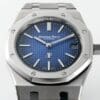Royal Oak 39mm 15202IP Titanium ZF 1:1 Best Edition Gradient Blue Textured Dial on SS Bracelet A2121 V2 - Image 2