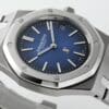 Royal Oak 39mm 15202IP Titanium ZF 1:1 Best Edition Gradient Blue Textured Dial on SS Bracelet A2121 V2 - Image 4