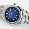 Royal Oak 39mm 15202IP Titanium ZF 1:1 Best Edition Gradient Blue Textured Dial on SS Bracelet A2121 V2 - Image 5