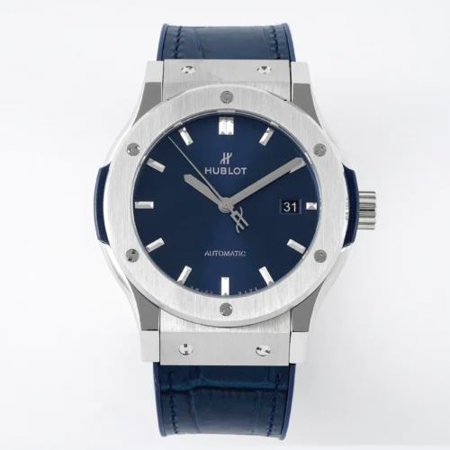 Classic Fusion 42mm APSF 1:1 Best Edition Blue Dial on Blue Gummy Strap A1110