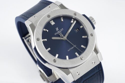 Classic Fusion 42mm APSF 1:1 Best Edition Blue Dial on Blue Gummy Strap A1110 - Image 4