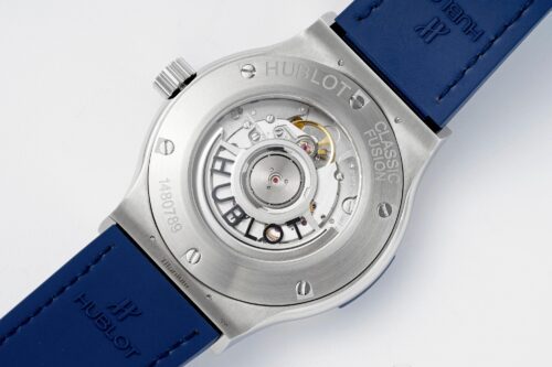 Classic Fusion 42mm APSF 1:1 Best Edition Blue Dial on Blue Gummy Strap A1110 - Image 8