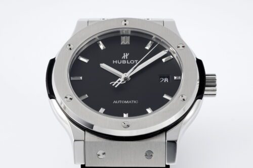 Classic Fusion 42mm APSF 1:1 Best Edition Black Dial on Black Gummy Strap A1110 - Image 2